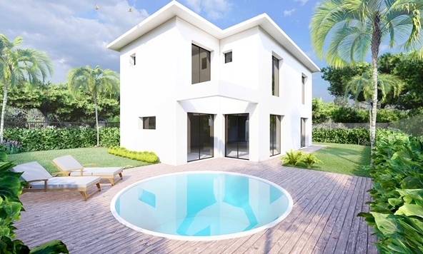 Villa neuve T5 de 4 chambres avec piscine à vendre à Sanary