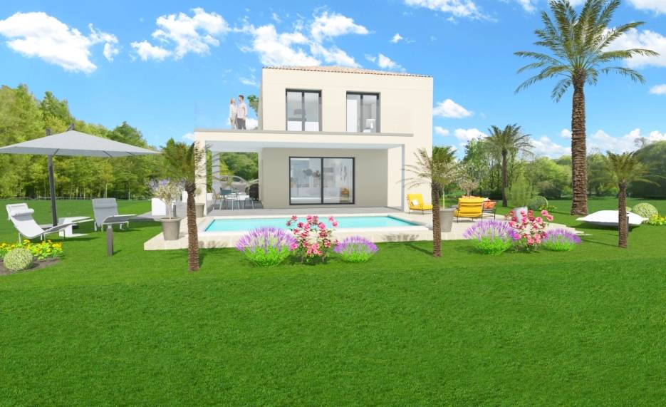 Villa neuve de 5 pièces avec piscine à vendre à Sanary, quartier La Morvenede