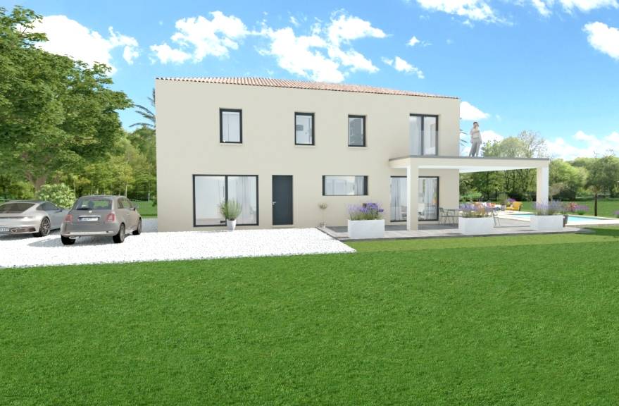 Maison individuelle neuve de type F5 avec piscine à vendre à Sanary