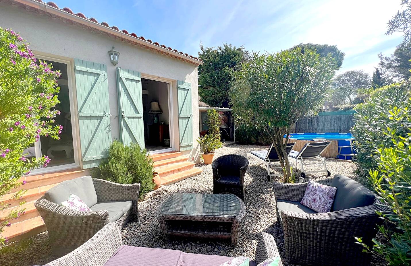 Maison de charme avec jardin à vendre quartier le Rayolet à Six-Fours