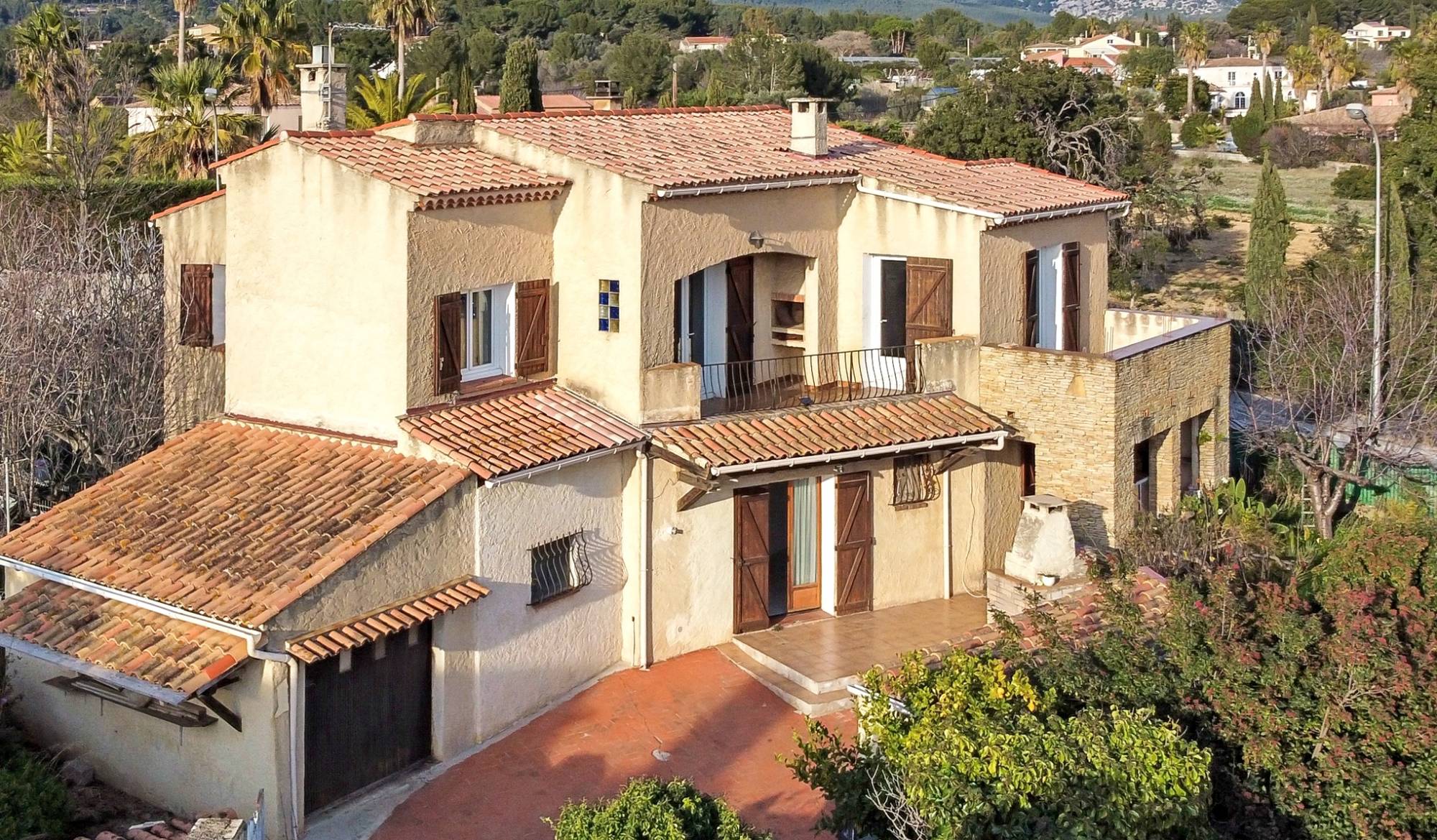 Maison de maçon bâtie quartier de la Guicharde à Sanary-sur-Mer