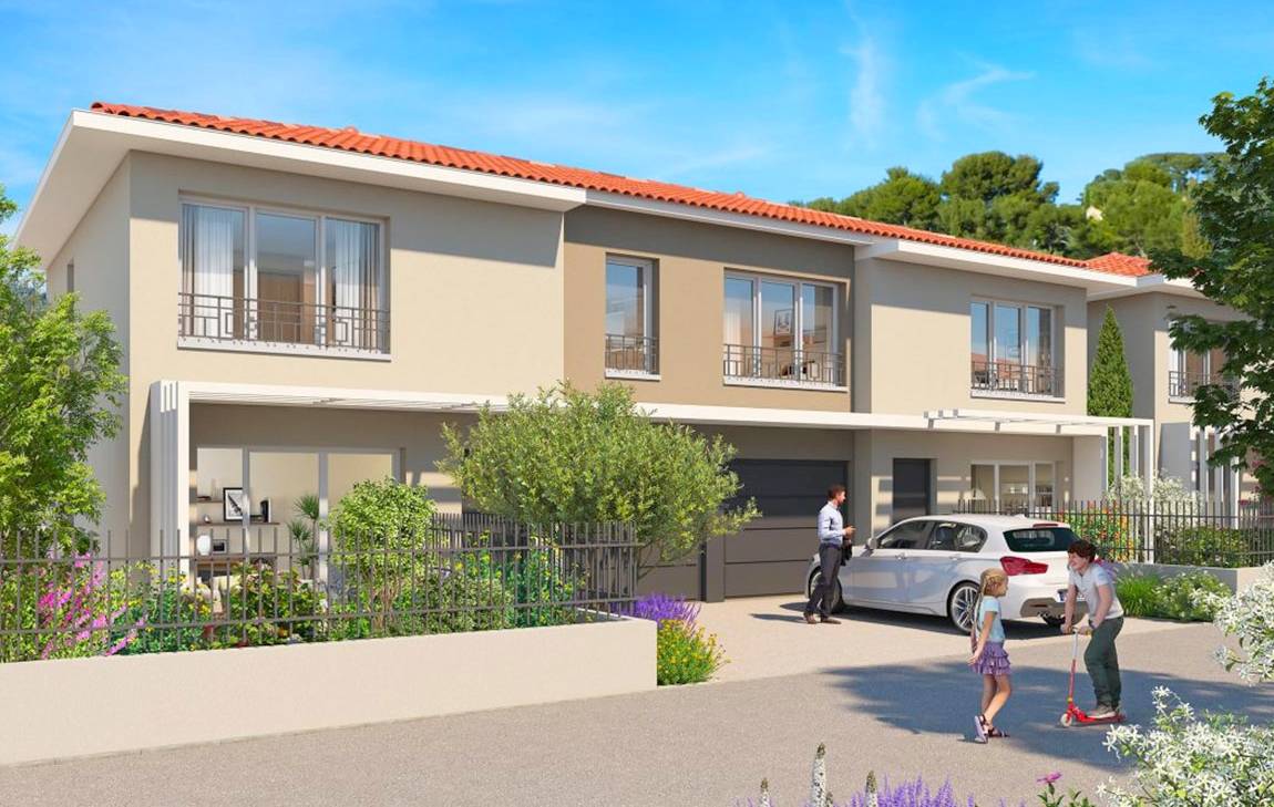 Programme neuf composé d'appartements et de villas en commercialisation à Ollioules